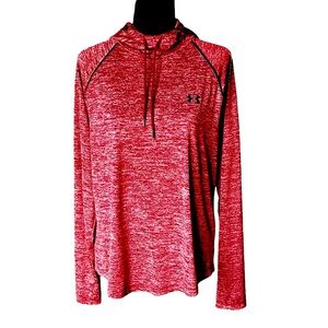 Under Armour Woman’s  Velocity’s Woodmark  Hoodie Shirt MAROON Size XL